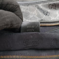 GG Imprime Black PVC coated canvas×Leather 211137 C012768178GG インプリメ ブラック PVCコーティングキャンバス×レザー 211137 C012768178