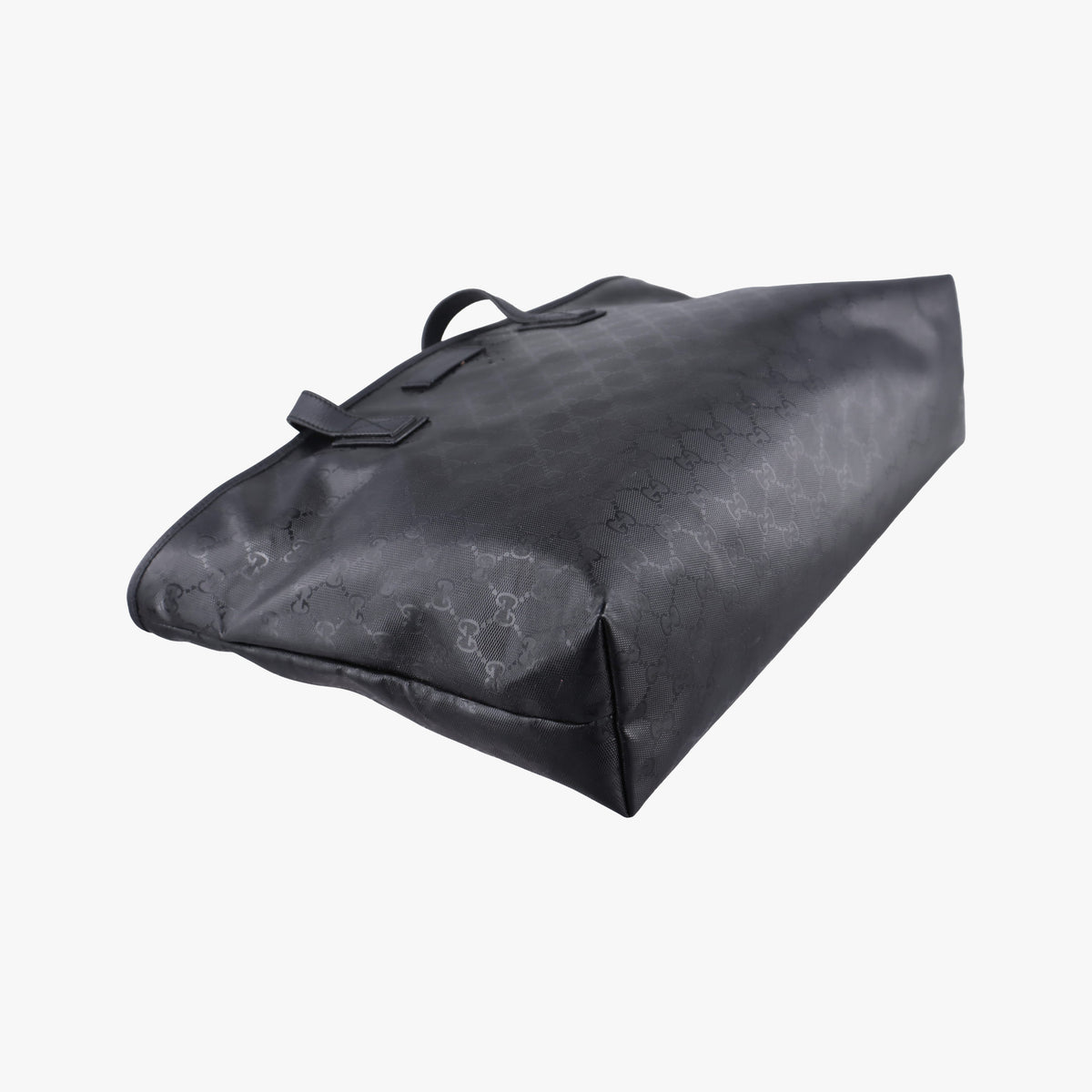 GG Imprime Black PVC coated canvas×Leather 211137 C012768178GG インプリメ ブラック PVCコーティングキャンバス×レザー 211137 C012768178