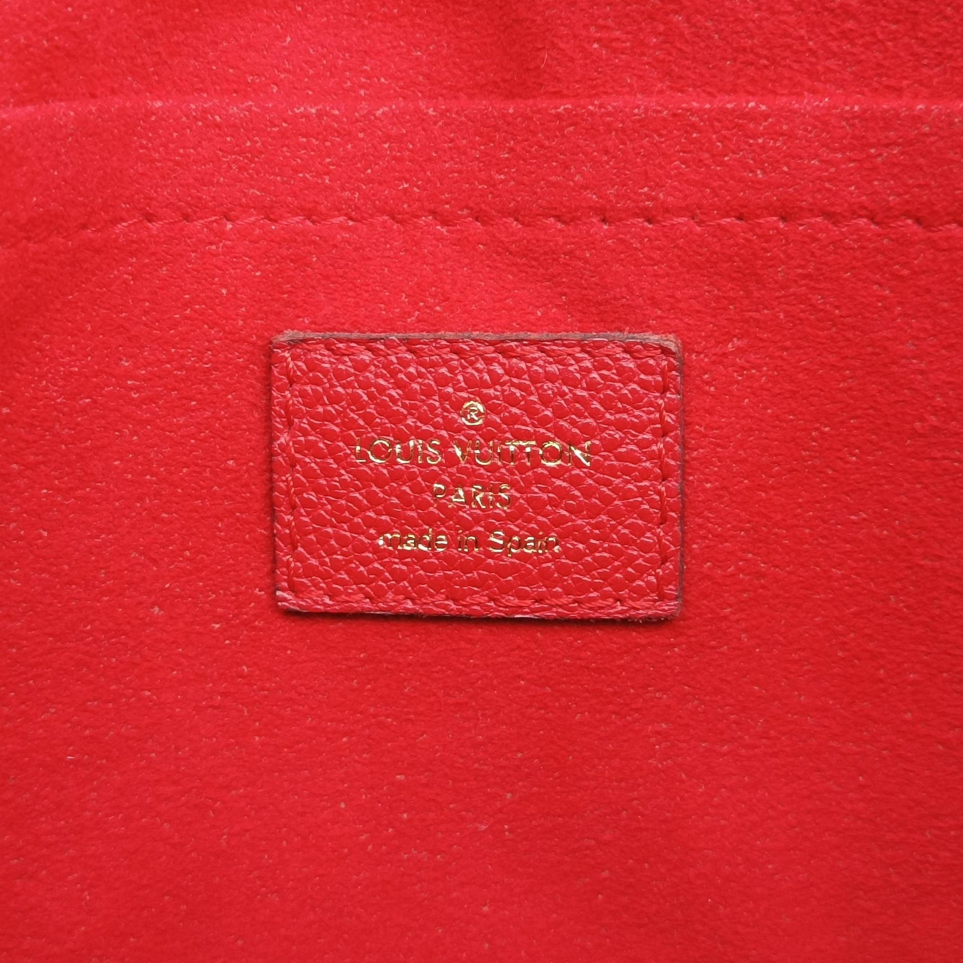 SAINT PLACIDE brown×CERISE Monogram Canvas×calf leather M43713 CA1109サンプラシード モノグラム/ブラウン×スリーズ モノグラムキャンバス×カーフレザー M43713 CA1109