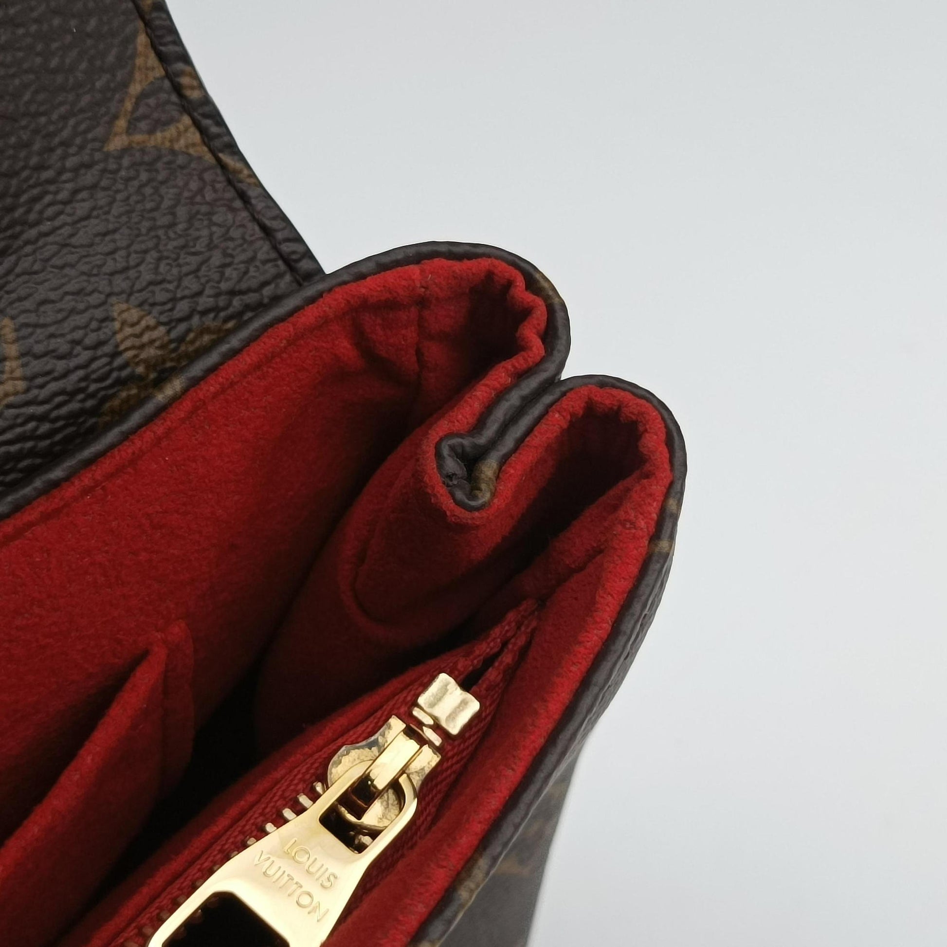SAINT PLACIDE brown×CERISE Monogram Canvas×calf leather M43713 CA1109サンプラシード モノグラム/ブラウン×スリーズ モノグラムキャンバス×カーフレザー M43713 CA1109