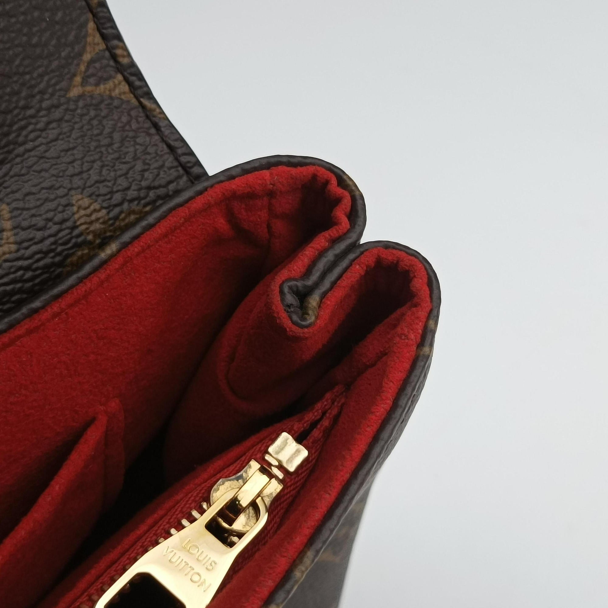 SAINT PLACIDE brown×CERISE Monogram Canvas×calf leather M43713 CA1109サンプラシード モノグラム/ブラウン×スリーズ モノグラムキャンバス×カーフレザー M43713 CA1109