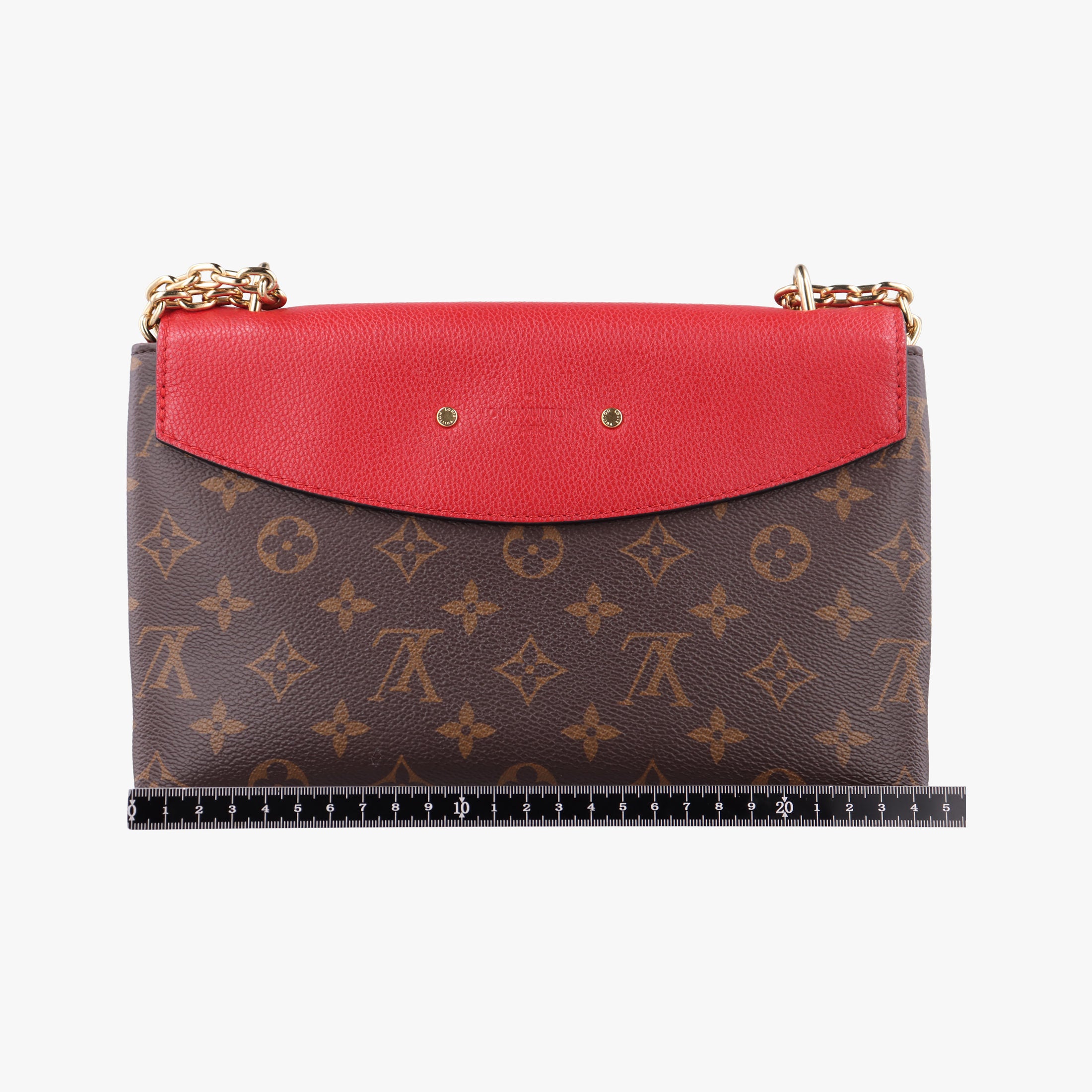 SAINT PLACIDE brown×CERISE Monogram Canvas×calf leather M43713 CA1109サンプラシード モノグラム/ブラウン×スリーズ モノグラムキャンバス×カーフレザー M43713 CA1109