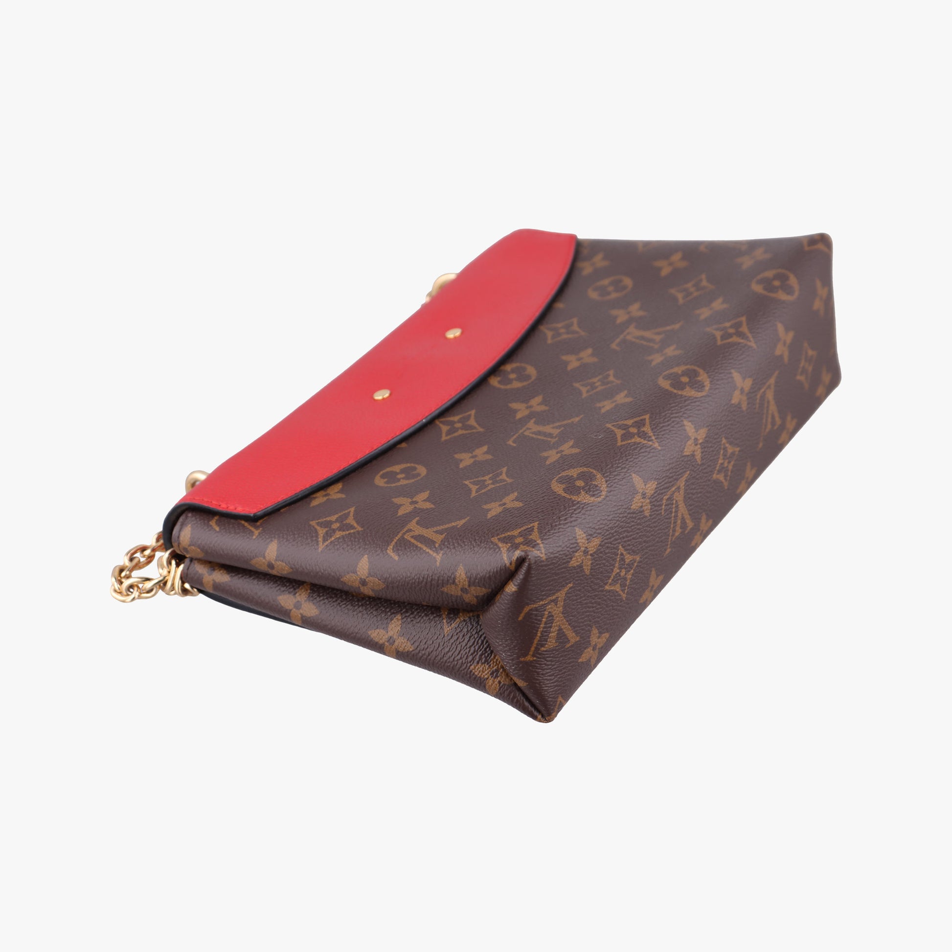 SAINT PLACIDE brown×CERISE Monogram Canvas×calf leather M43713 CA1109サンプラシード モノグラム/ブラウン×スリーズ モノグラムキャンバス×カーフレザー M43713 CA1109