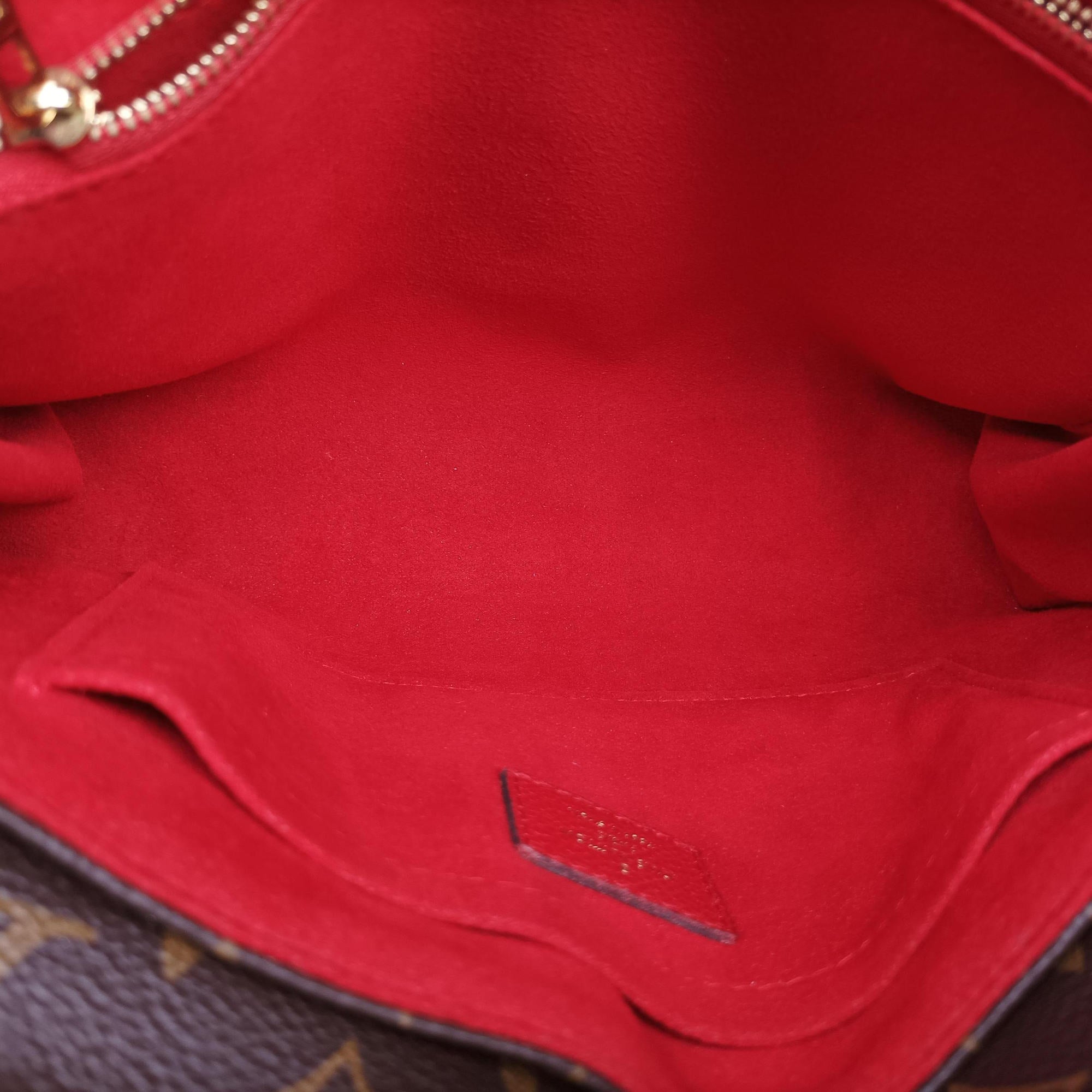 SAINT PLACIDE brown×CERISE Monogram Canvas×calf leather M43713 CA1109サンプラシード モノグラム/ブラウン×スリーズ モノグラムキャンバス×カーフレザー M43713 CA1109
