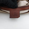 New Jackie White × Brown denim×leather 246907 E010897729ニュージャッキー ホワイト×ブラウン デニム×レザー 246907 E010897729