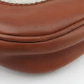 New Jackie White × Brown denim×leather 246907 E010897729ニュージャッキー ホワイト×ブラウン デニム×レザー 246907 E010897729