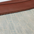 New Jackie White × Brown denim×leather 246907 E010897729ニュージャッキー ホワイト×ブラウン デニム×レザー 246907 E010897729