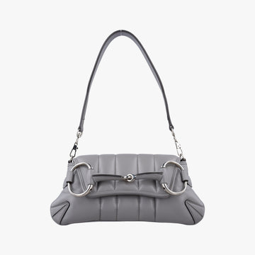 Horsebit Grey Leather 764339 D041247042ホースビット グレー レザー 764339 D041247042