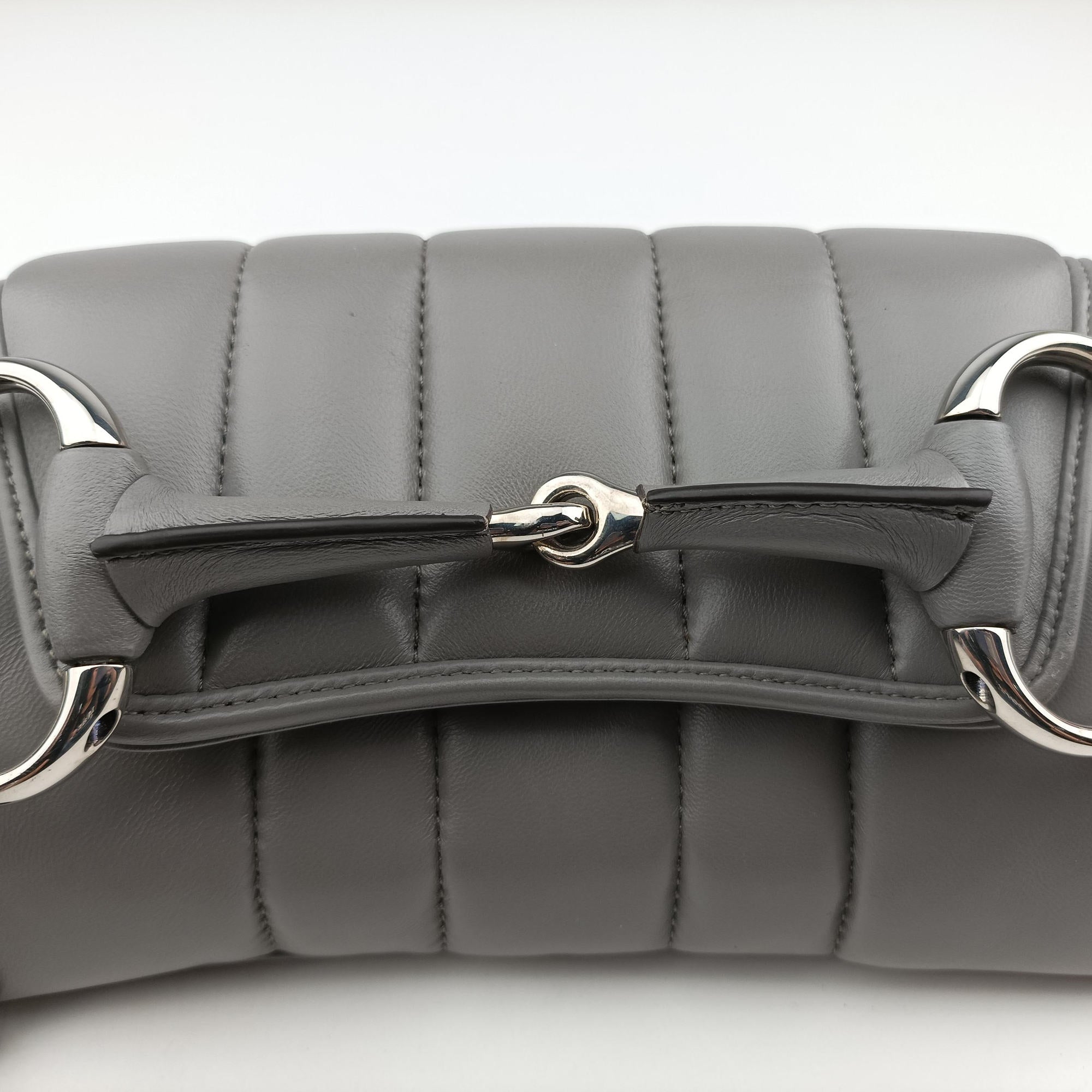 Horsebit Grey Leather 764339 D041247042ホースビット グレー レザー 764339 D041247042
