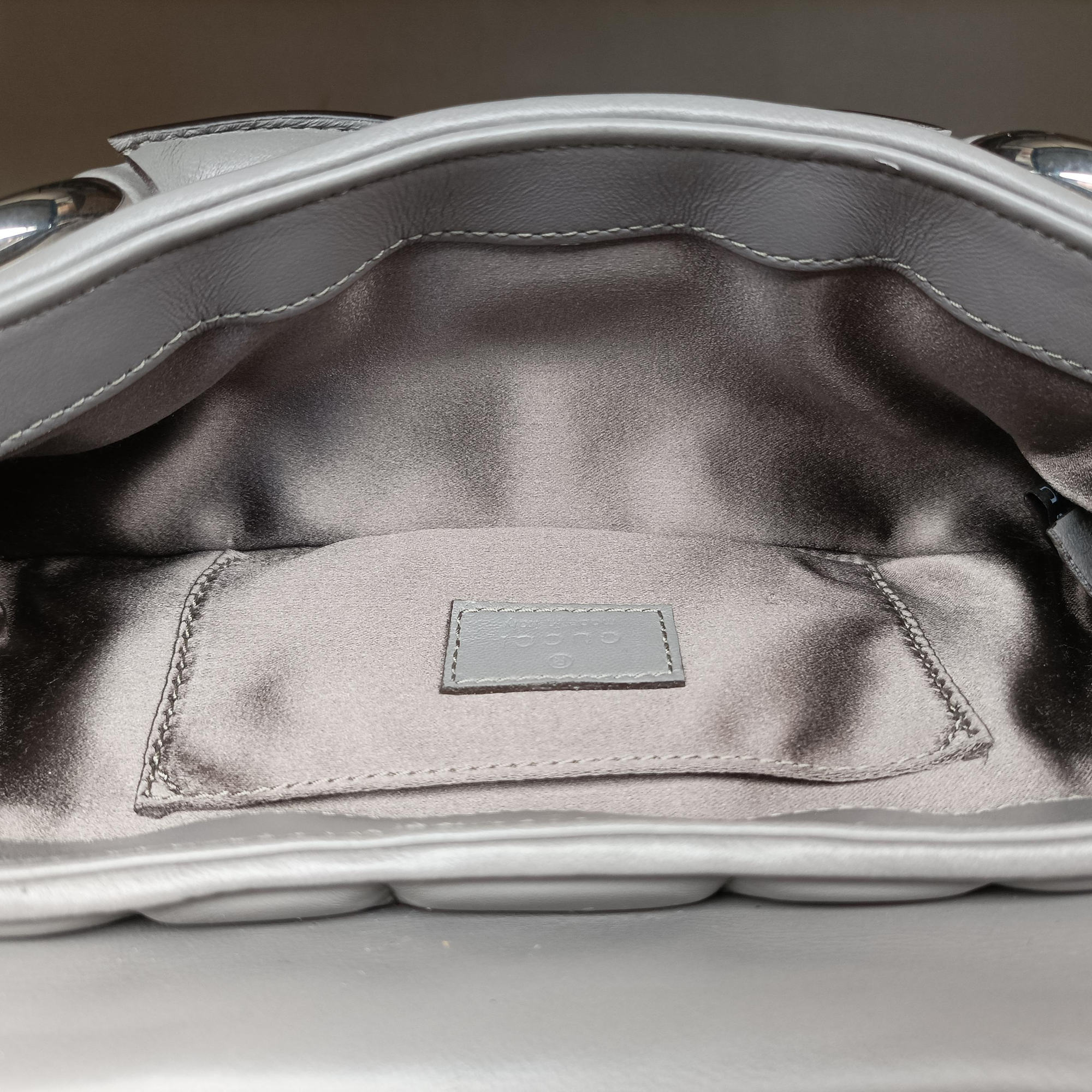 Horsebit Grey Leather 764339 D041247042ホースビット グレー レザー 764339 D041247042