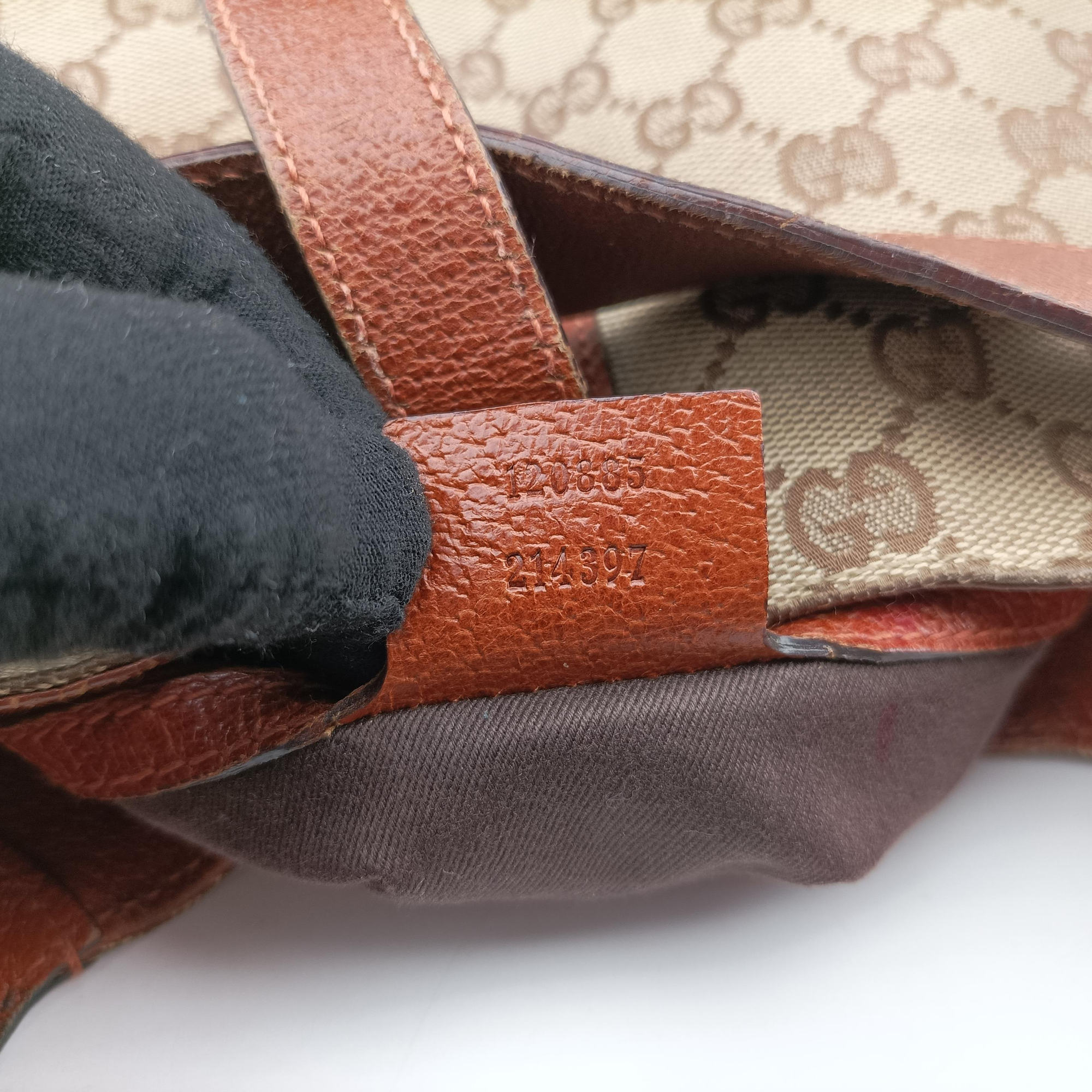 Piston Lock Jackie Hobo Beige x Brown canvas×leather 120885 ニュージャッキー ベージュ×ブラウン キャンバス×レザー 120885 