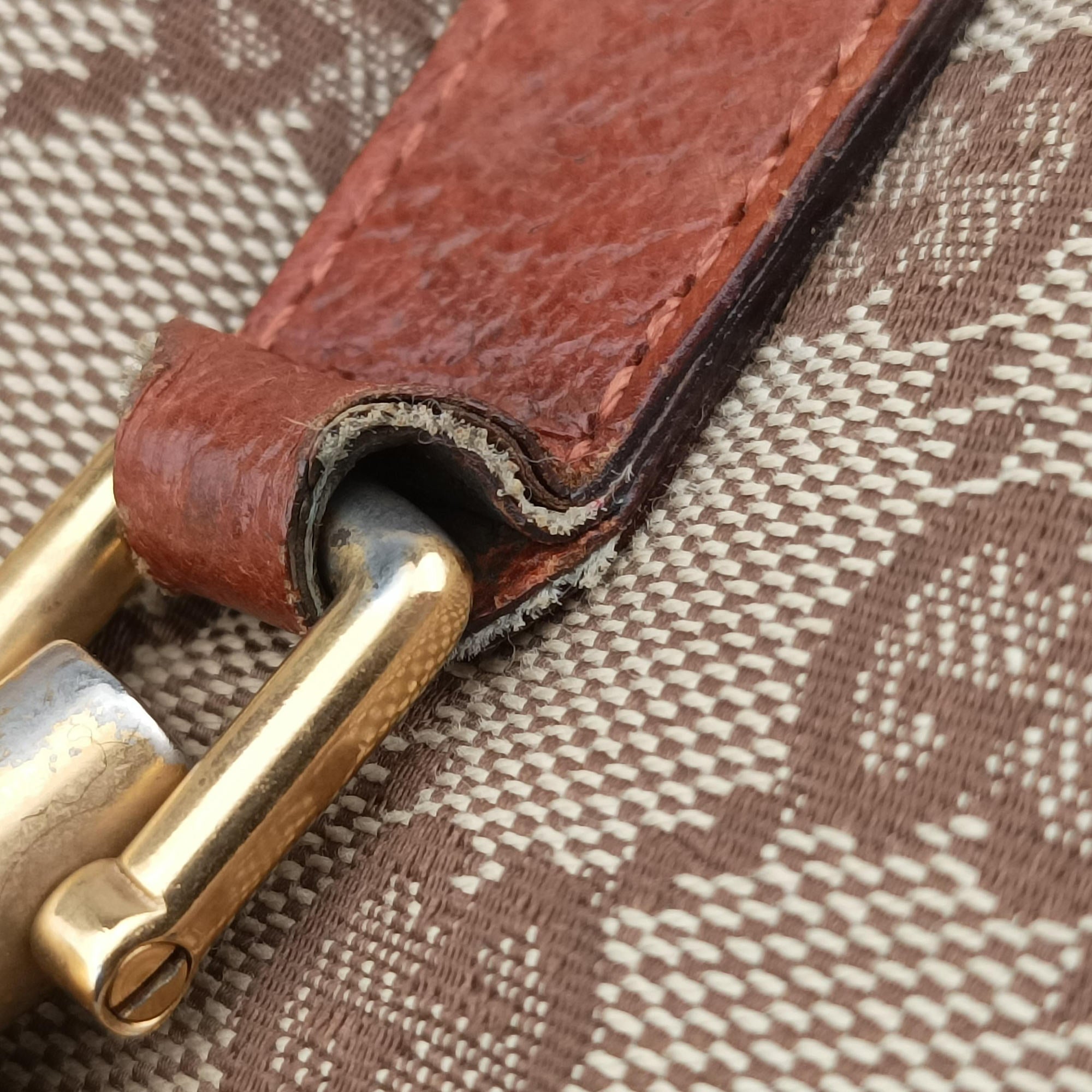 Piston Lock Jackie Hobo Beige x Brown canvas×leather 120885 ニュージャッキー ベージュ×ブラウン キャンバス×レザー 120885 