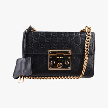 Padlock Black Leather 409487 D028002595パドロック ブラック レザー 409487 D028002595