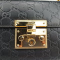 Padlock Black Leather 409487 D028002595パドロック ブラック レザー 409487 D028002595