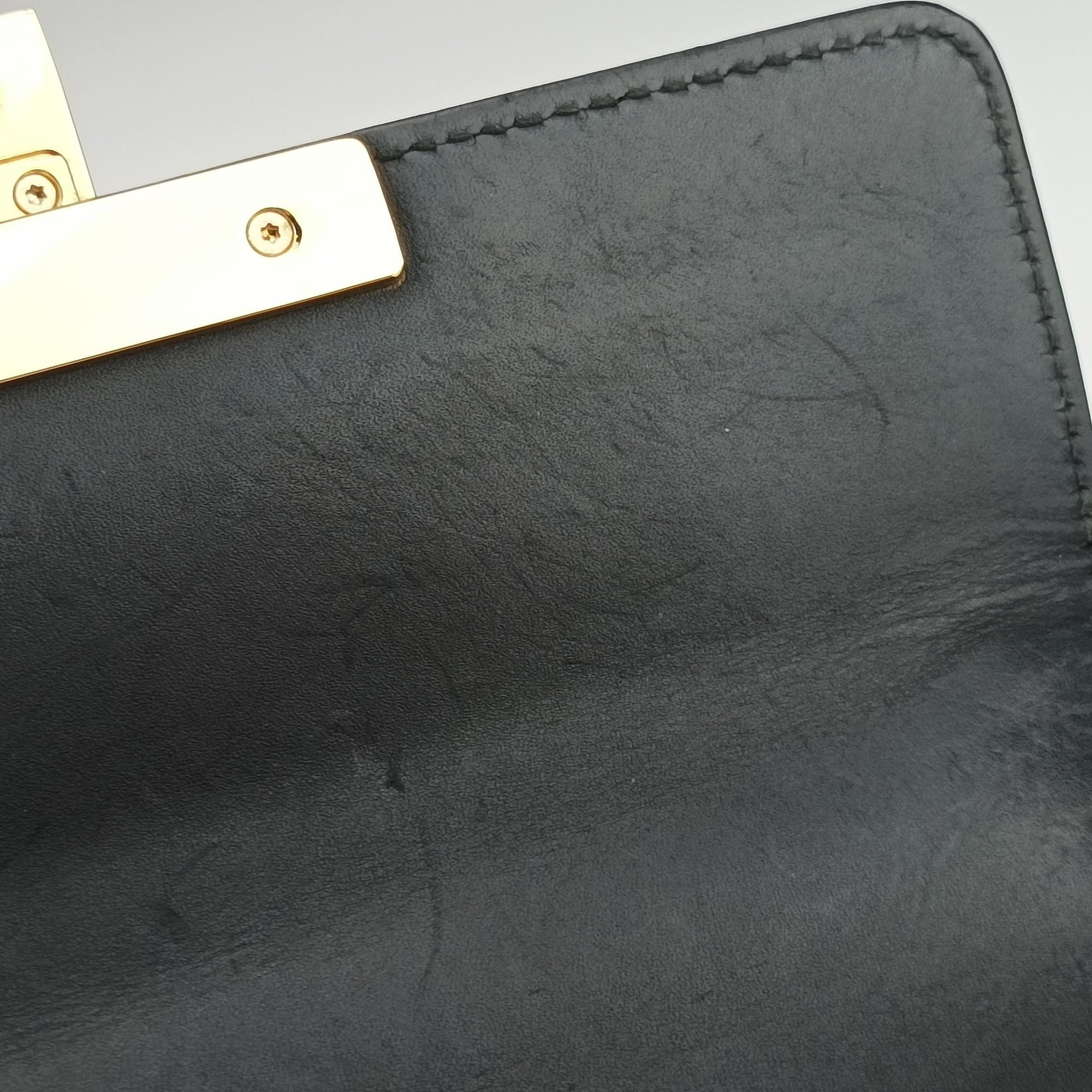 Padlock Black Leather 409487 D028002595パドロック ブラック レザー 409487 D028002595