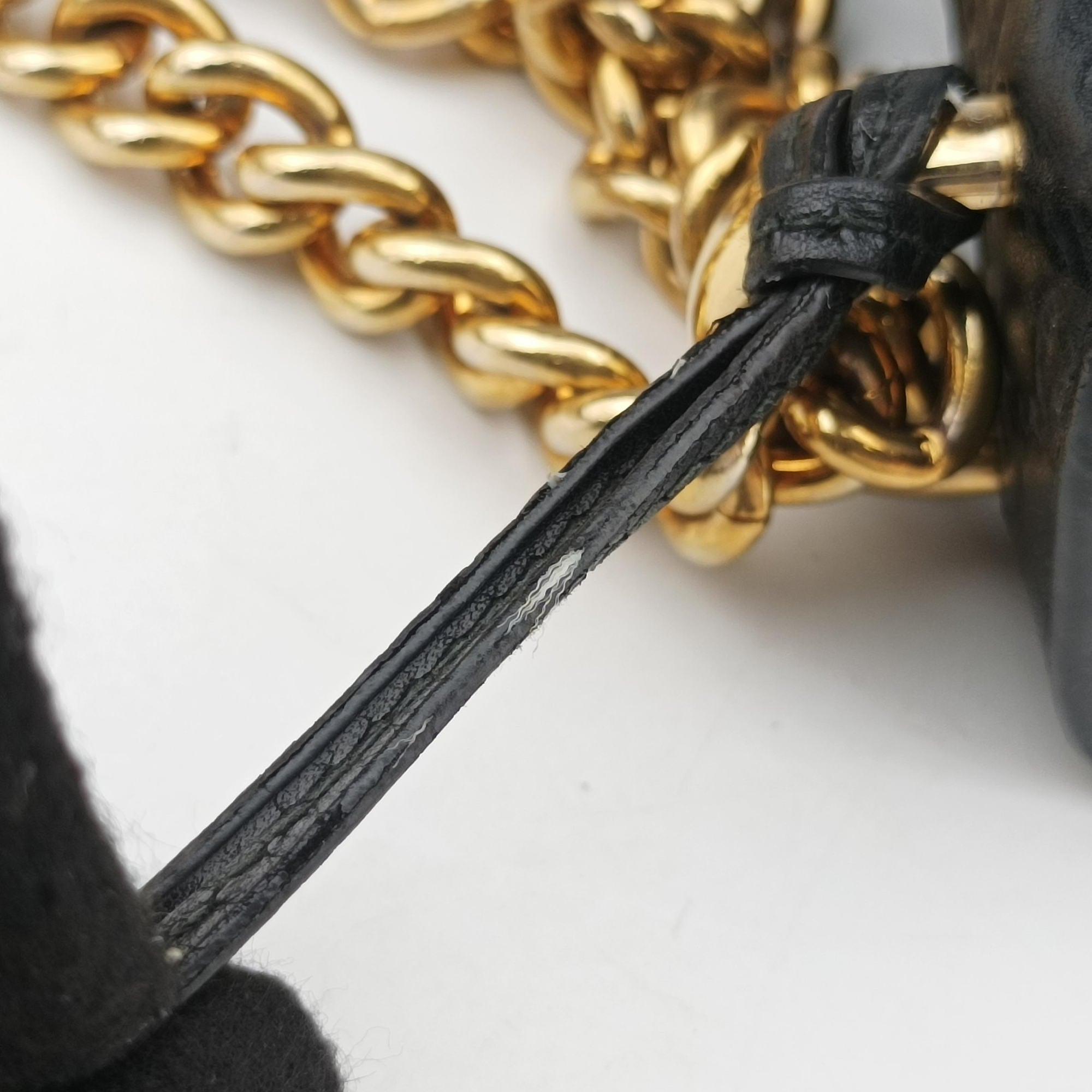 Padlock Black Leather 409487 D028002595パドロック ブラック レザー 409487 D028002595