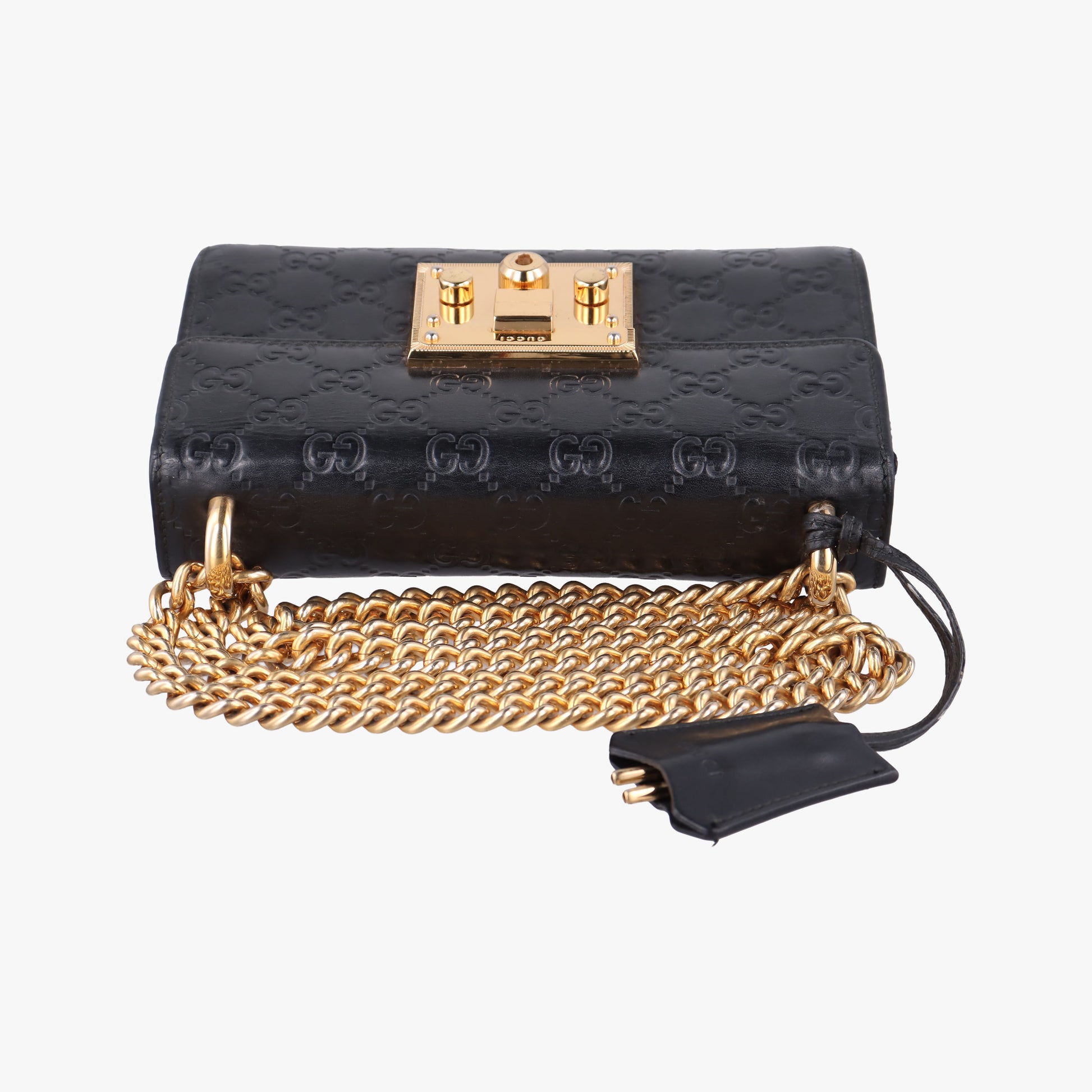 Padlock Black Leather 409487 D028002595パドロック ブラック レザー 409487 D028002595