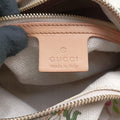 Secondhand Gucci horsebit hobo White×Multicolour canvas×leather 115867 handbag | stylenewstar