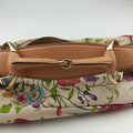 Secondhand Gucci horsebit hobo White×Multicolour canvas×leather 115867 handbag | stylenewstar