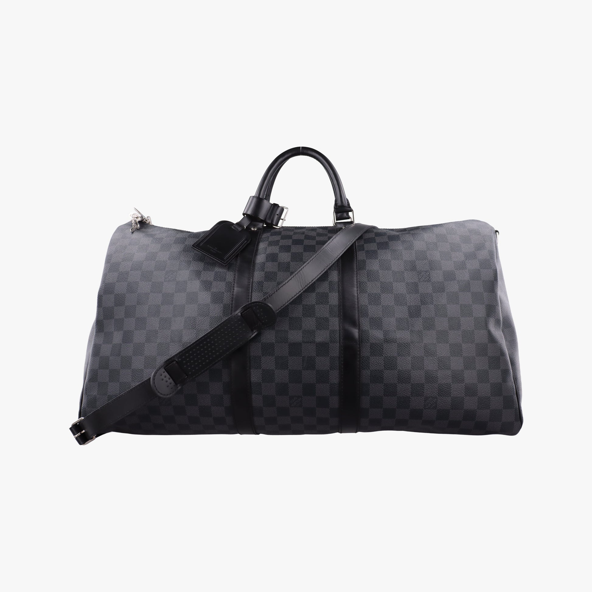 Keepall Bandouliere 45 Noir Damier Graphite N41418 MB4088キーポルバンドリエール45 ノワール ダミエグラフィット N41418 MB4088