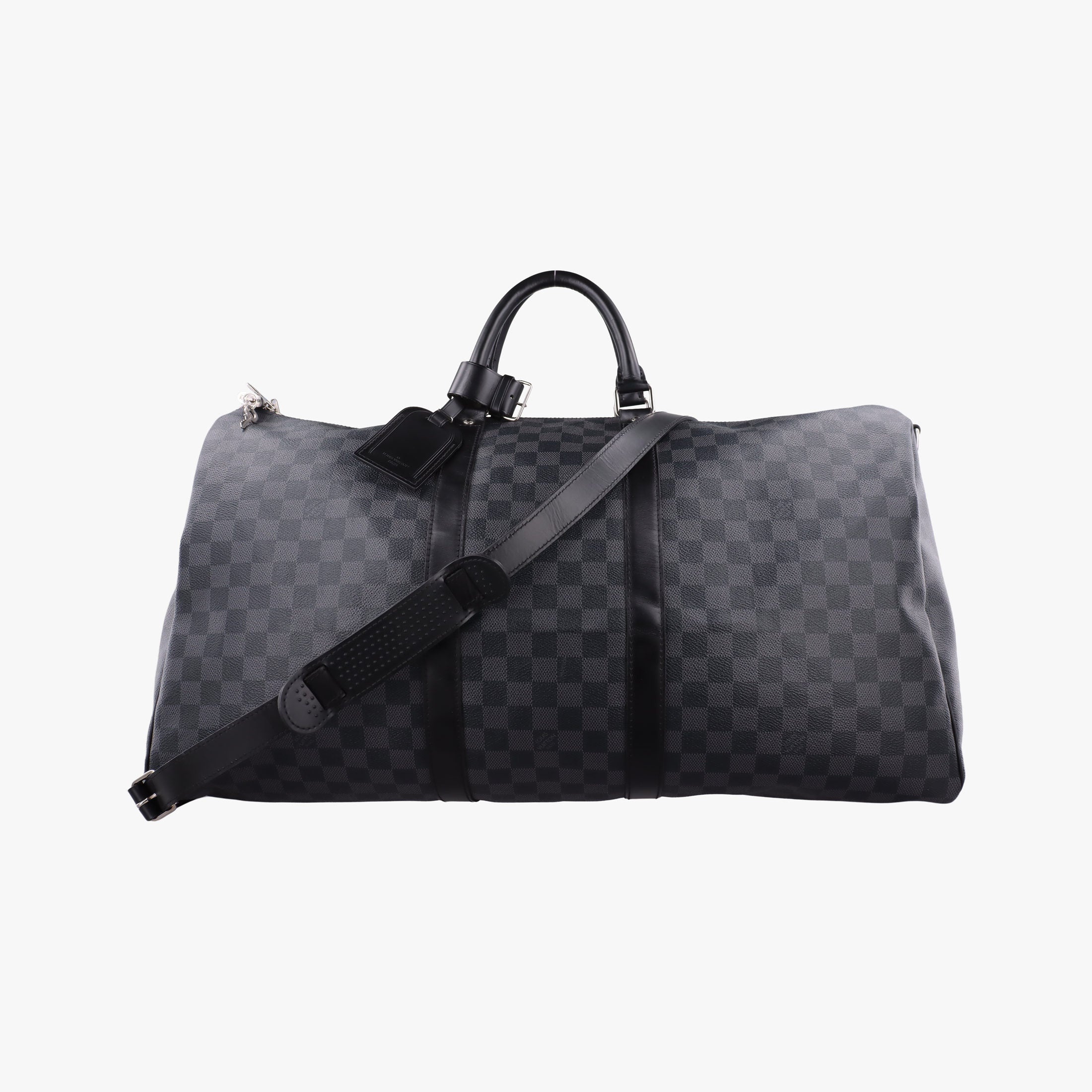 Keepall Bandouliere 45 Noir Damier Graphite N41418 MB4088キーポルバンドリエール45 ノワール ダミエグラフィット N41418 MB4088