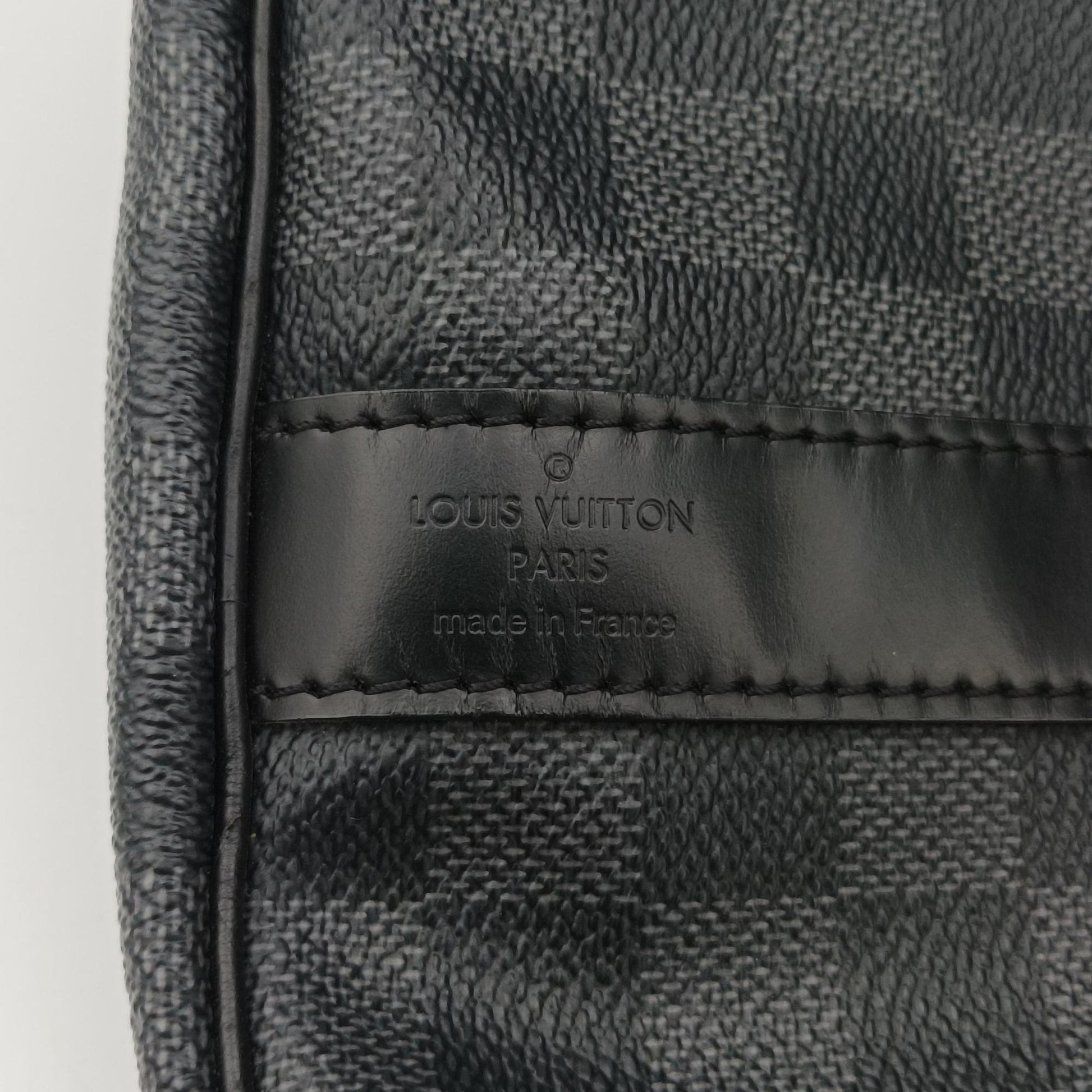 Keepall Bandouliere 45 Noir Damier Graphite N41418 MB4088キーポルバンドリエール45 ノワール ダミエグラフィット N41418 MB4088