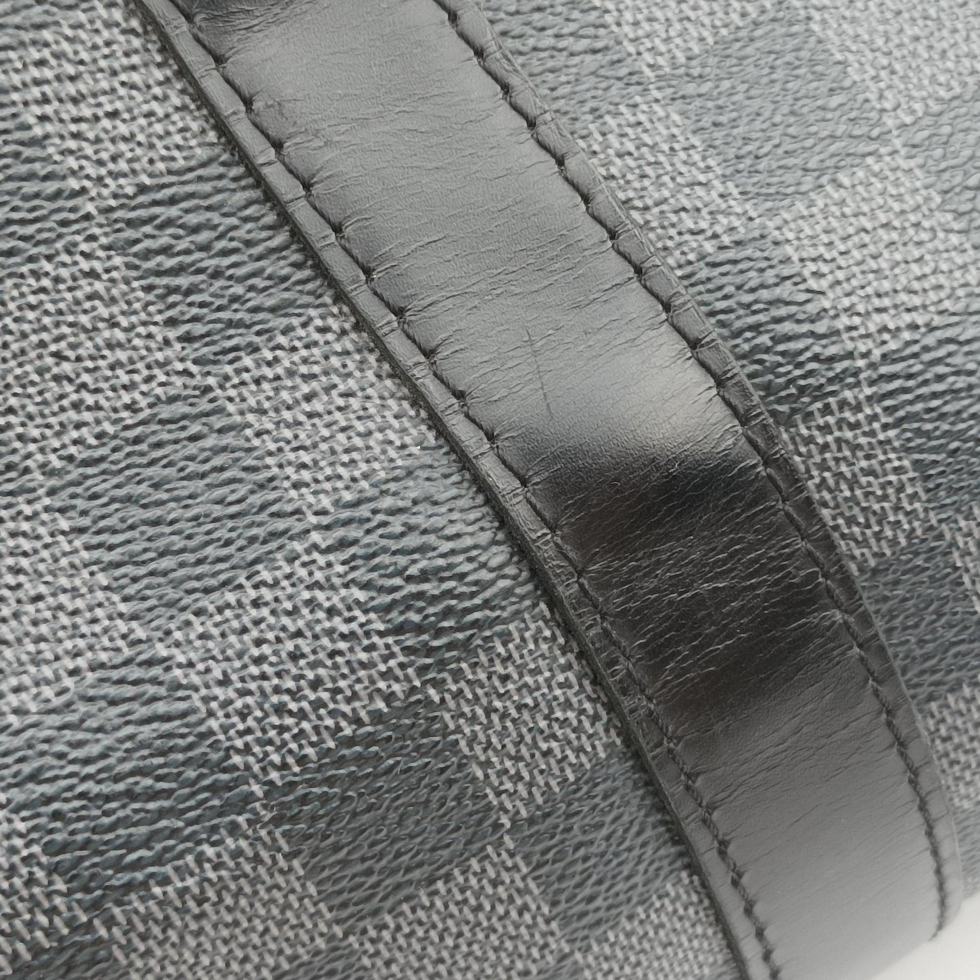 Keepall Bandouliere 45 Noir Damier Graphite N41418 MB4088キーポルバンドリエール45 ノワール ダミエグラフィット N41418 MB4088