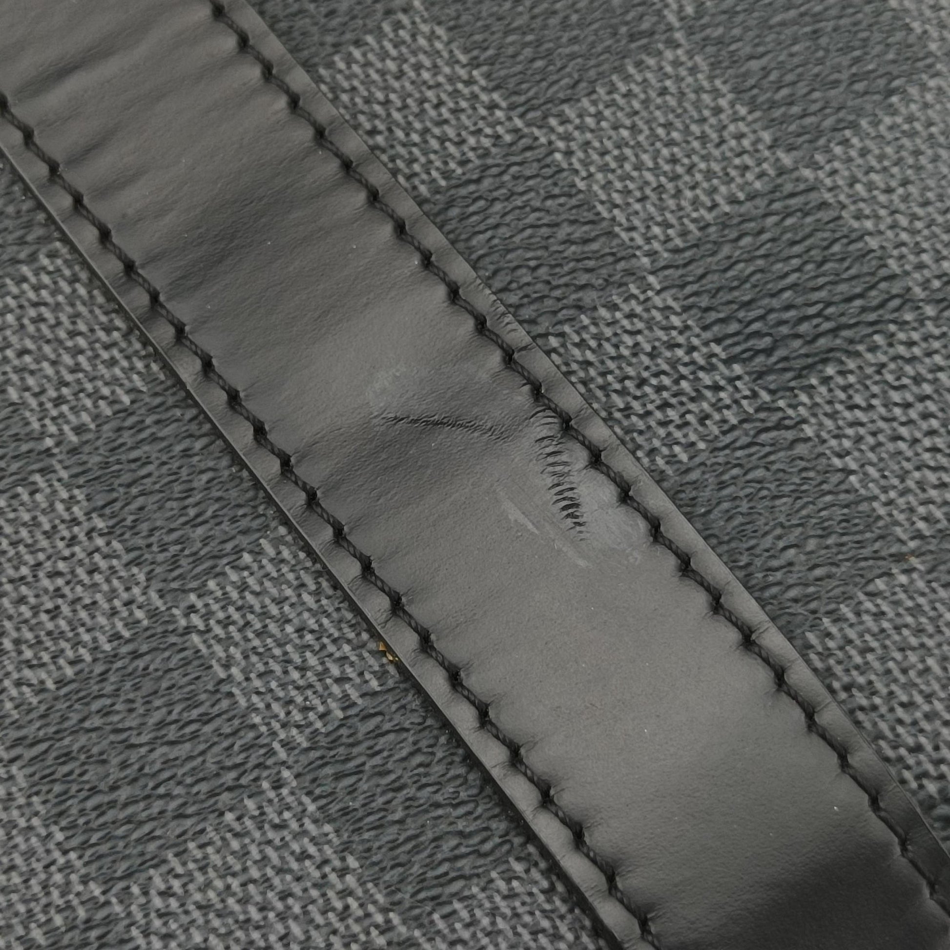 Keepall Bandouliere 45 Noir Damier Graphite N41418 MB4088キーポルバンドリエール45 ノワール ダミエグラフィット N41418 MB4088