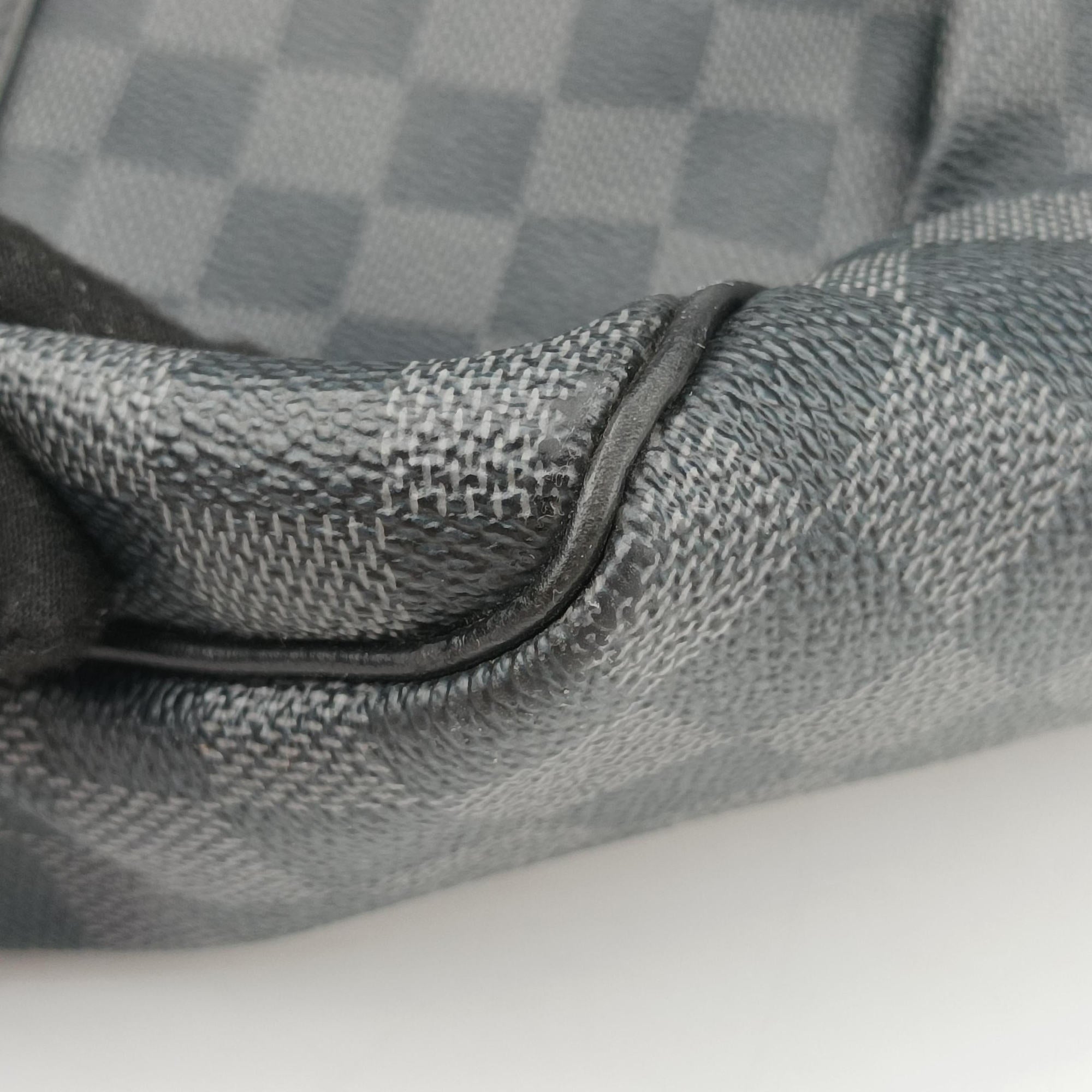 Keepall Bandouliere 45 Noir Damier Graphite N41418 MB4088キーポルバンドリエール45 ノワール ダミエグラフィット N41418 MB4088