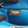 Pre-owned Fendi Petite 3Jours Blue Leather 8BH333 shoulderbag | stylenewstar