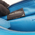 Pre-owned Fendi Petite 3Jours Blue Leather 8BH333 shoulderbag | stylenewstar
