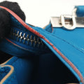 Pre-owned Fendi Petite 3Jours Blue Leather 8BH333 shoulderbag | stylenewstar