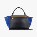 Trapeze Brown×Black×Blue Suede × leather F-VP-0162 F-CU-0162トラペーズミディアム ブラウン×ブラック×ブルー スエード×レザー F-VP-0162 F-CU-0162