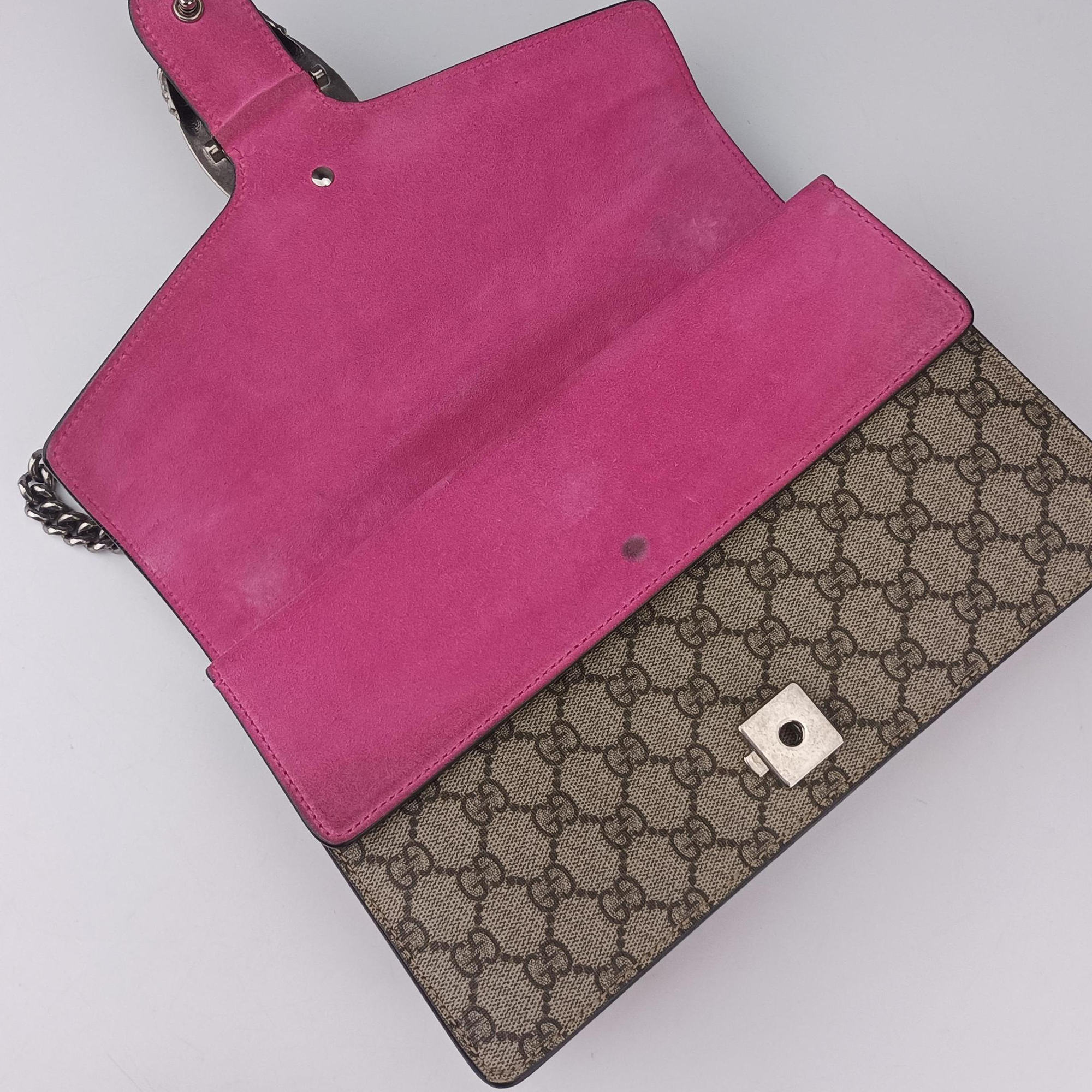 Dionysus Brown×pink PVC coated canvas×suede 400249 B020658614ディオニュソス ブラウン×ピンク PVCコーティングキャンバス×スエード 400249 B020658614