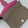 Dionysus Brown×pink PVC coated canvas×suede 400249 B020658614ディオニュソス ブラウン×ピンク PVCコーティングキャンバス×スエード 400249 B020658614