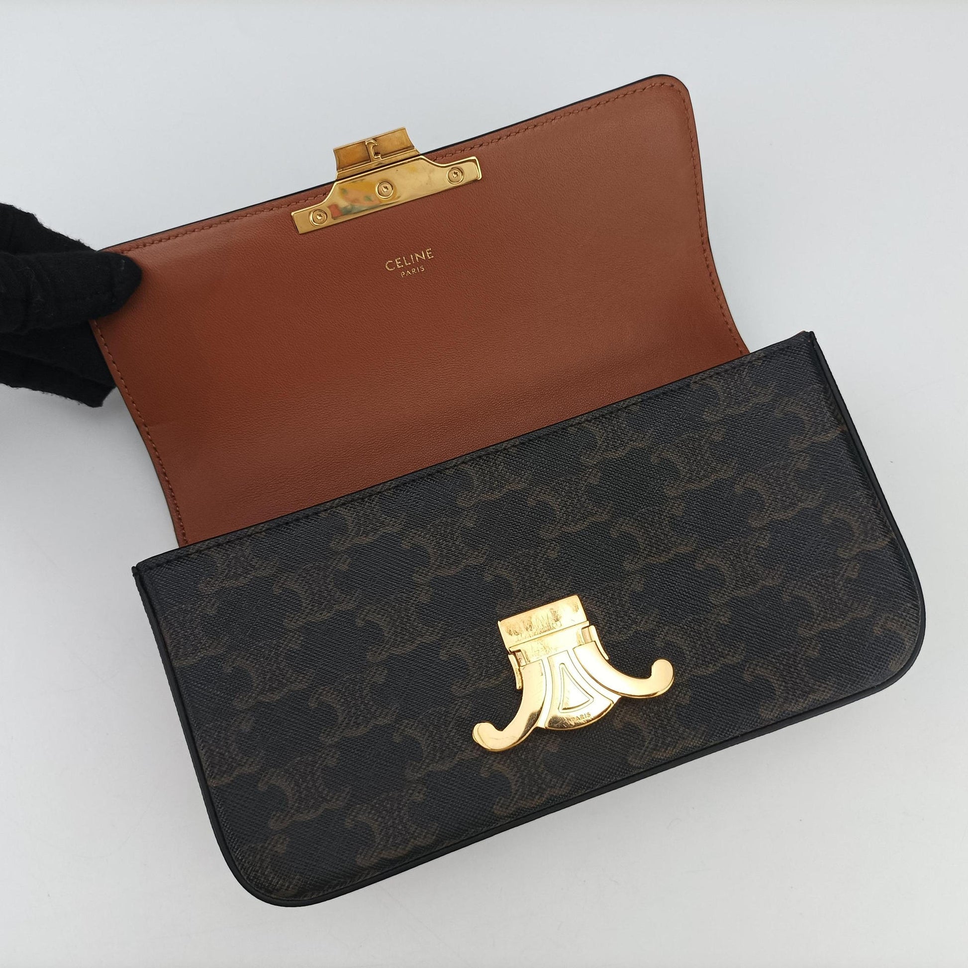 Claude Triomphe Brown PVC coated canvas U-LM-0282クロード トリオンフ ブラウン PVCコーティングキャンバス U-LM-0282