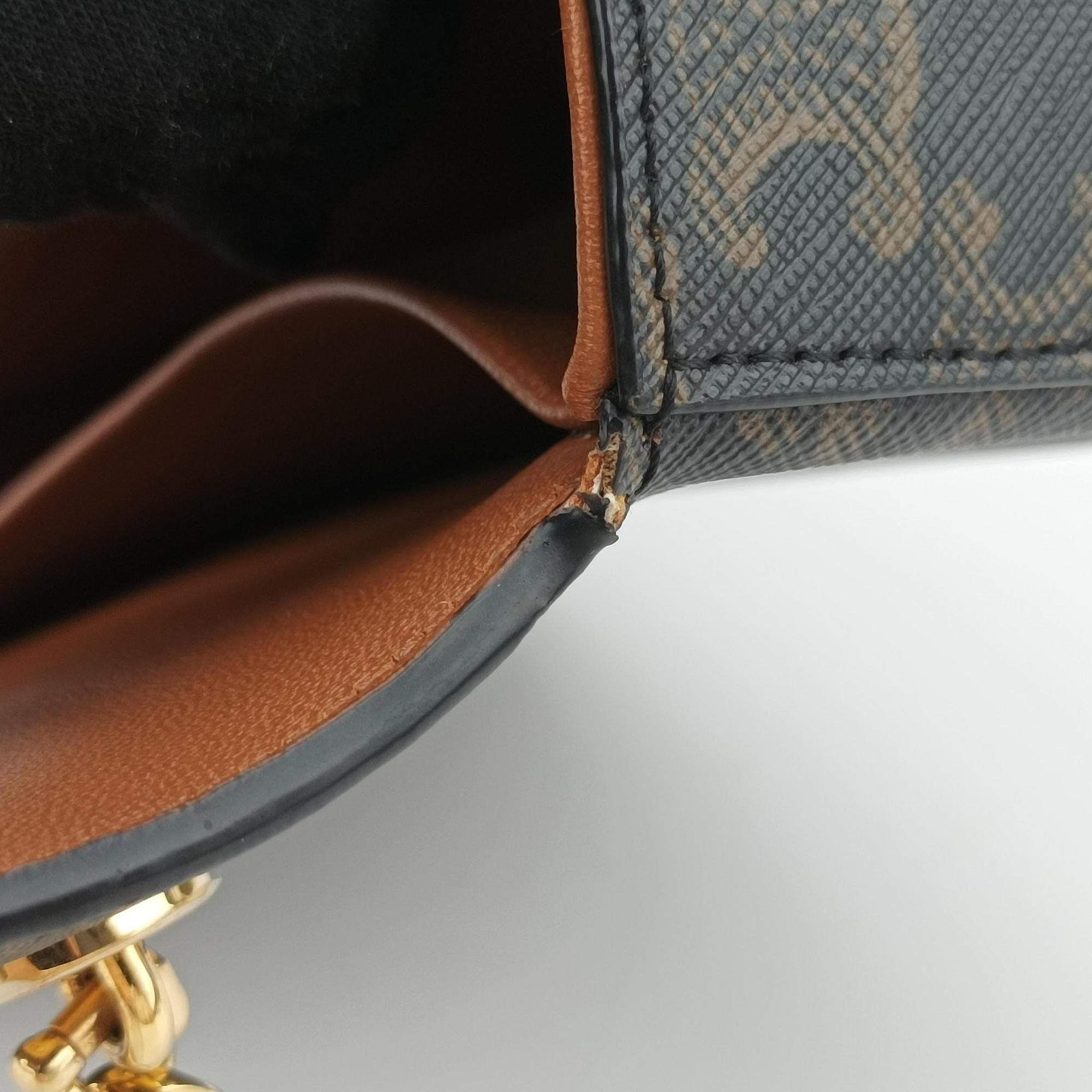 Claude Triomphe Brown PVC coated canvas U-LM-0282クロード トリオンフ ブラウン PVCコーティングキャンバス U-LM-0282