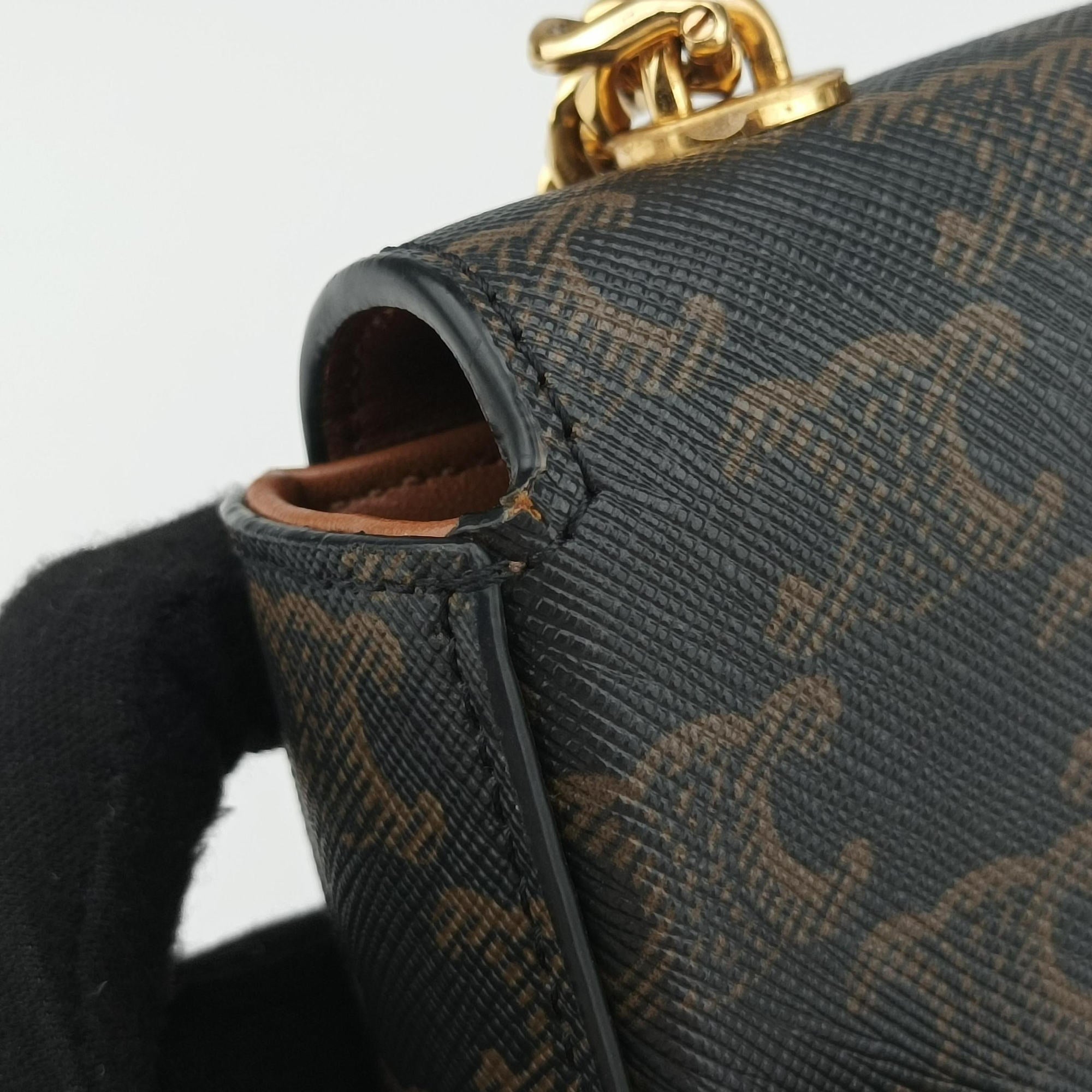 Claude Triomphe Brown PVC coated canvas U-LM-0282クロード トリオンフ ブラウン PVCコーティングキャンバス U-LM-0282
