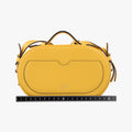 Aurock Camera Case Mini Yellow Suede × Leather 8BS058 8BS058 AHSB 219-8241オーロック カメラケースミニ イエロー スエード × レザー 8BS058 8BS058 AHSB 219-8241