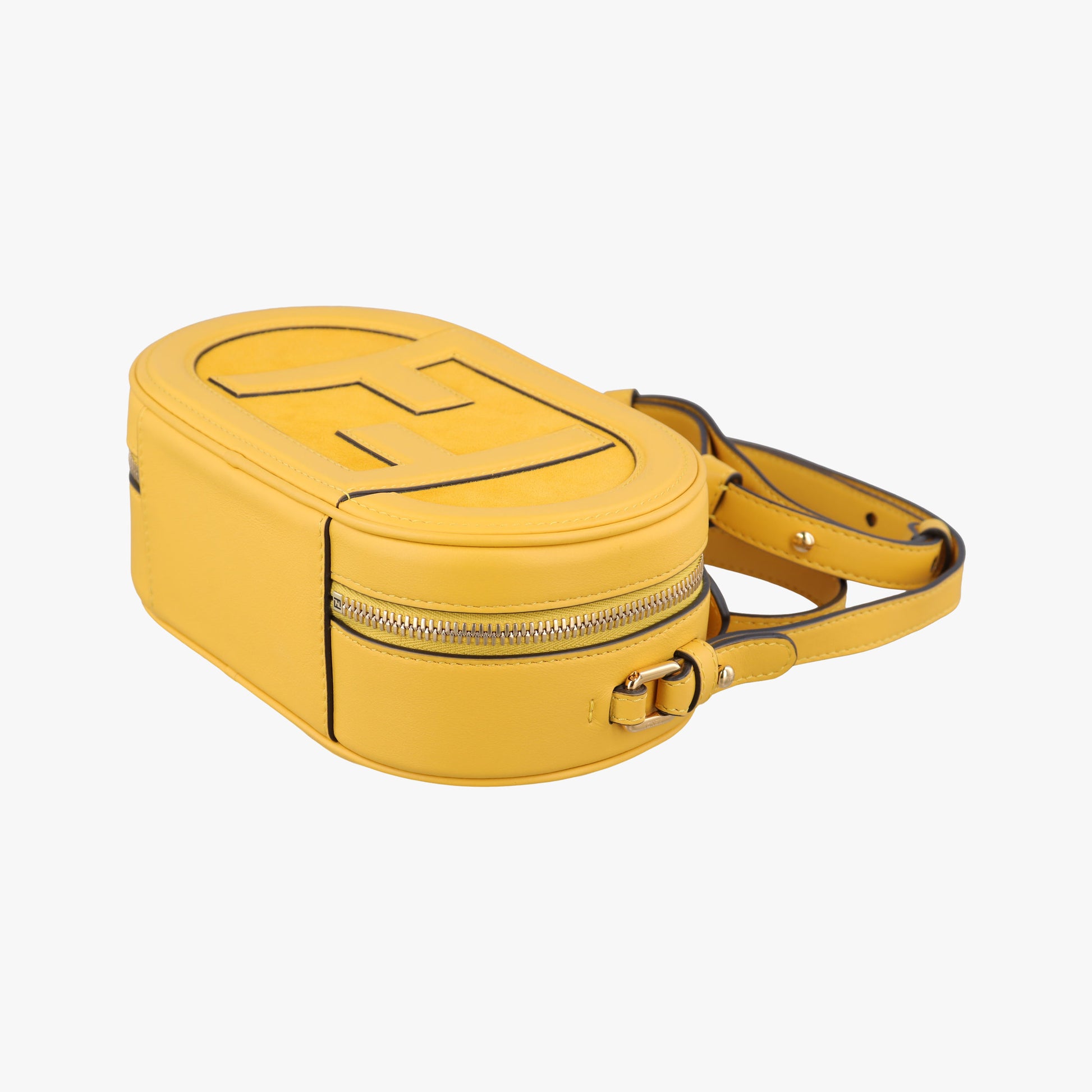 Aurock Camera Case Mini Yellow Suede × Leather 8BS058 8BS058 AHSB 219-8241オーロック カメラケースミニ イエロー スエード × レザー 8BS058 8BS058 AHSB 219-8241