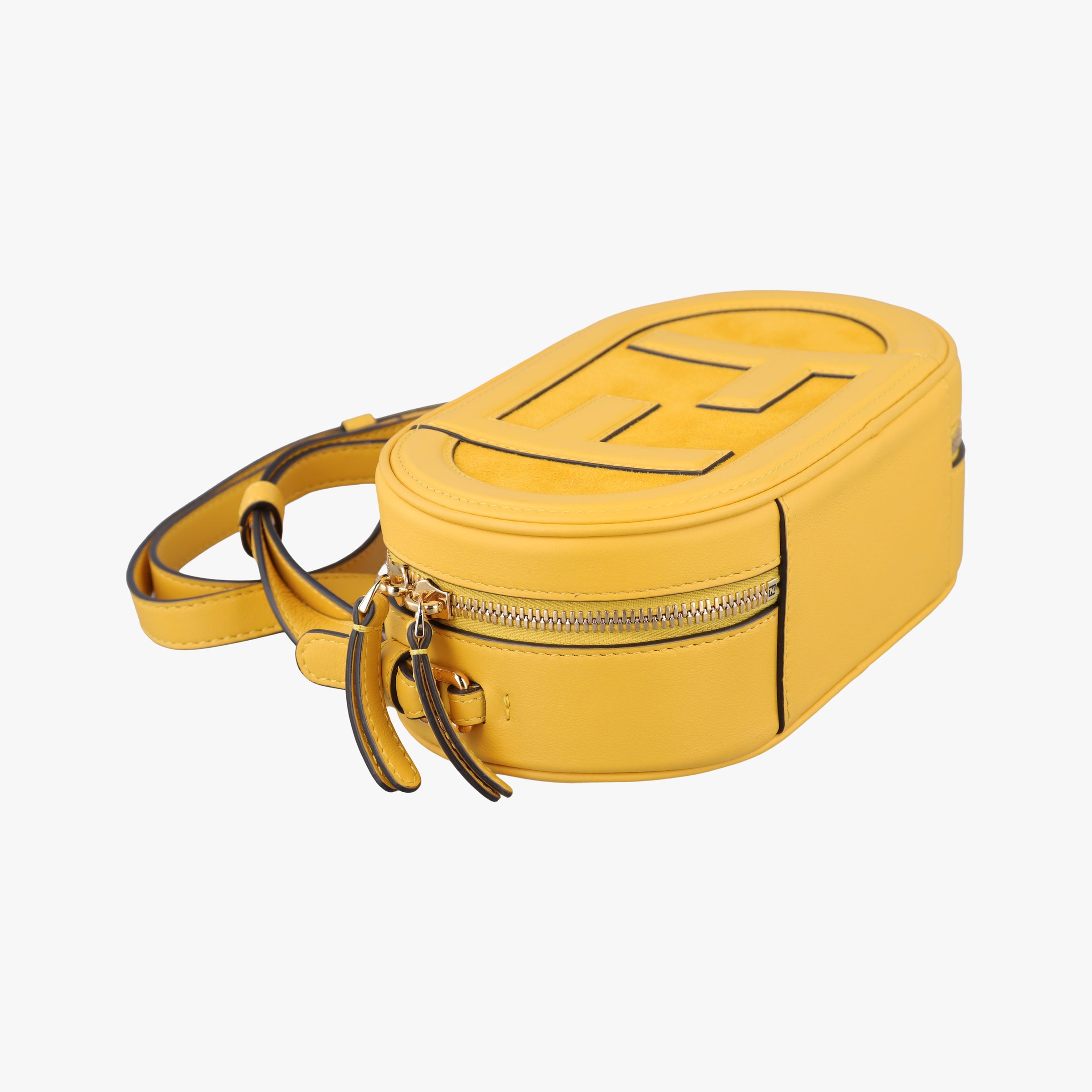 Aurock Camera Case Mini Yellow Suede × Leather 8BS058 8BS058 AHSB 219-8241オーロック カメラケースミニ イエロー スエード × レザー 8BS058 8BS058 AHSB 219-8241