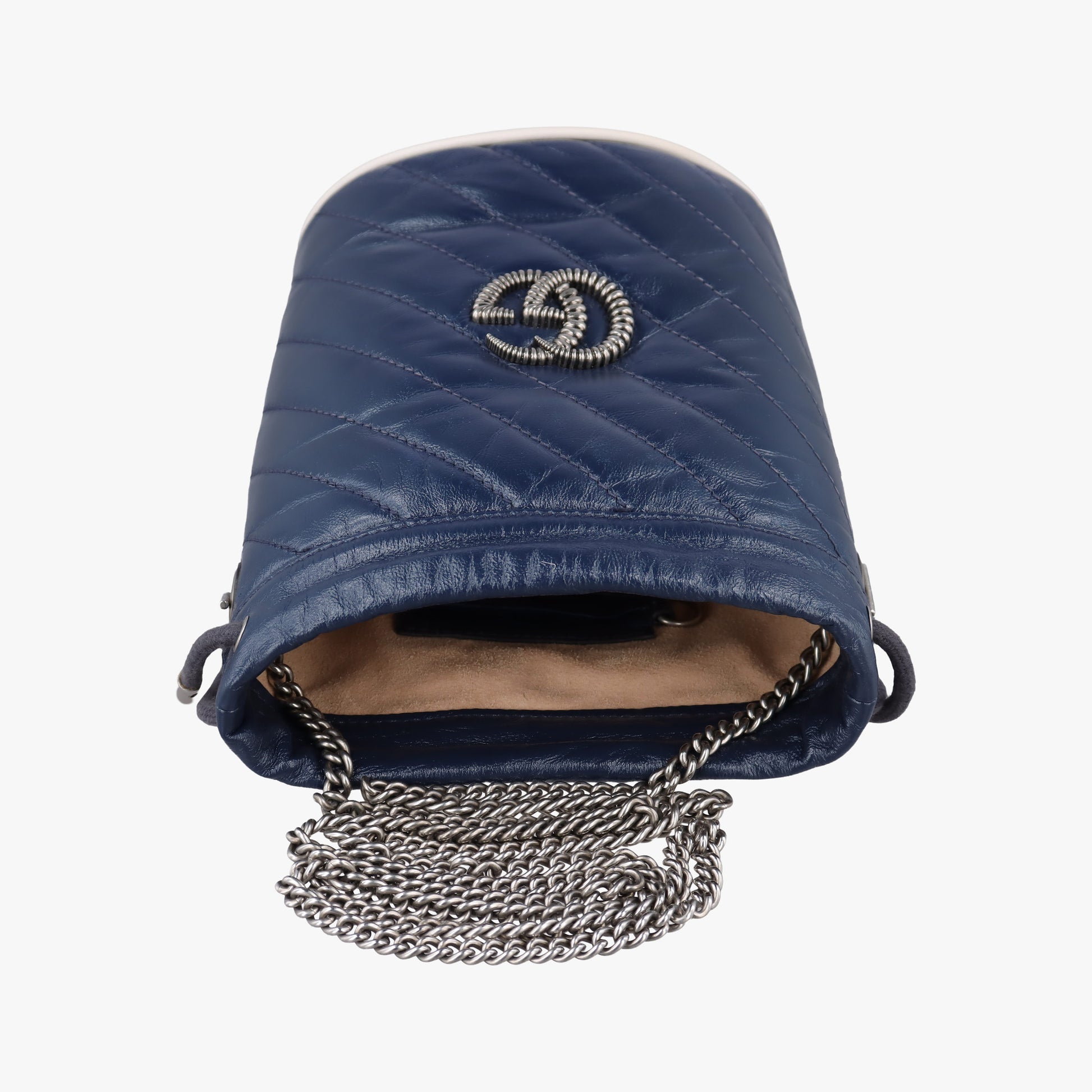 GG Marmont Blue Leather 573817 GGマーモント ブルー レザー 573817 