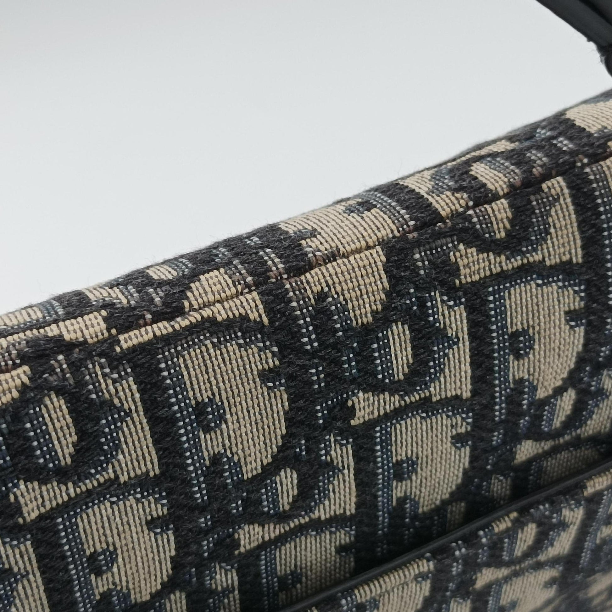 Saddle Navy×grey Jacquard × Leather 05-RU-1108サドル ネイビー×グレー ジャガード×レザー 05-RU-1108