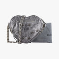 Heart mini Silver Lambskin 722781.8103.P.000959ハート ミニ シルバー ラムスキン 722781.8103.P.000959