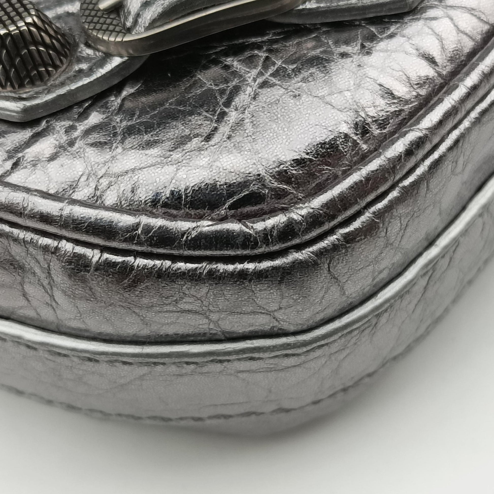 Heart mini Silver Lambskin 722781.8103.P.000959ハート ミニ シルバー ラムスキン 722781.8103.P.000959