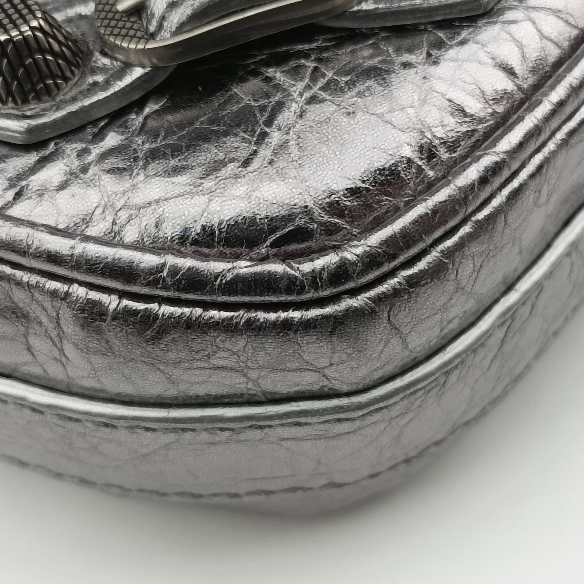 Heart mini Silver Lambskin 722781.8103.P.000959ハート ミニ シルバー ラムスキン 722781.8103.P.000959