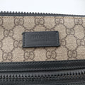 GG Supreme Flat Messenger Brown PVC coated canvas×Leather 406374 I024470216GGスプリーム フラット メッセンジャー ブラウン PVCコーティングキャンバス×レザー 406374 I024470216