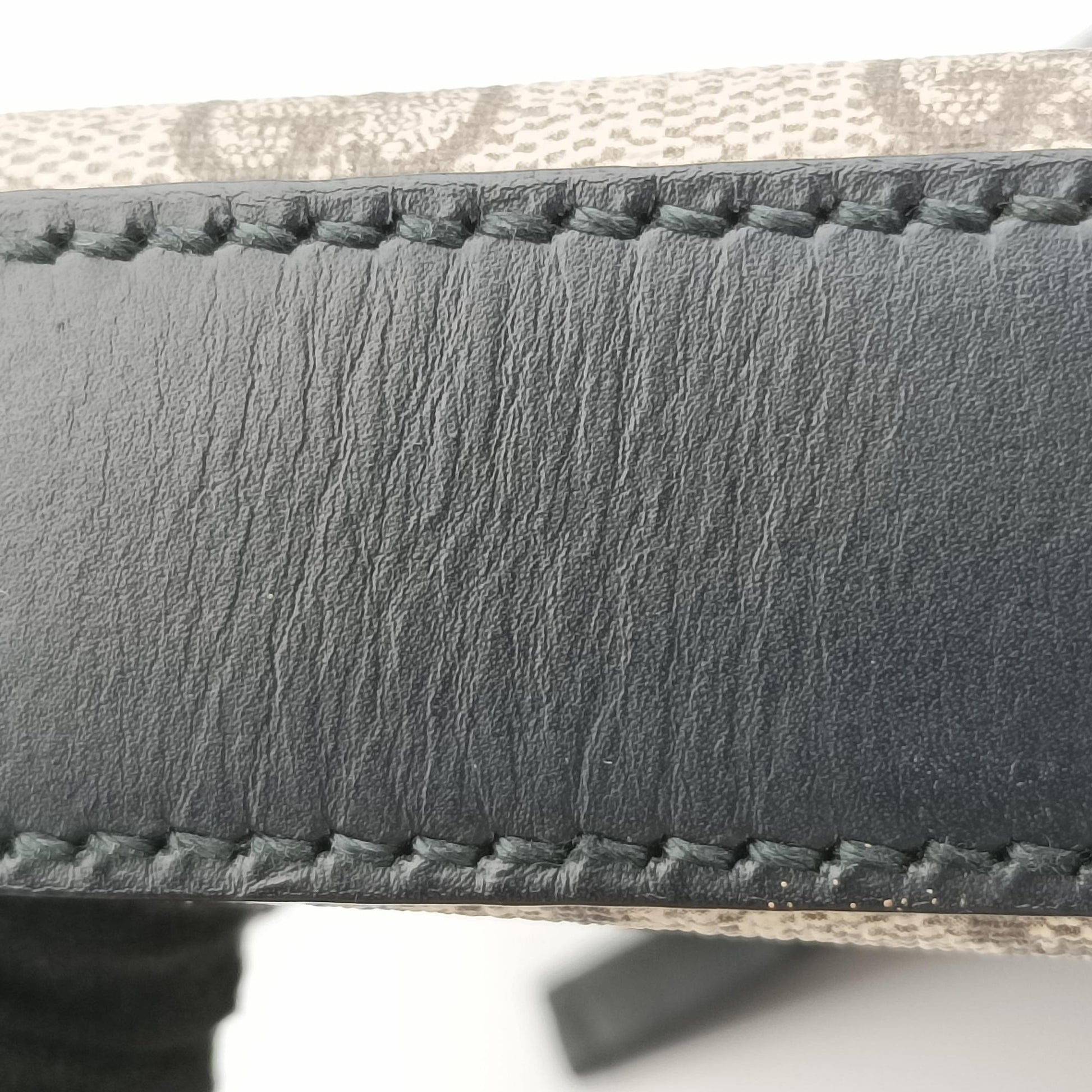 GG Supreme Flat Messenger Brown PVC coated canvas×Leather 406374 I024470216GGスプリーム フラット メッセンジャー ブラウン PVCコーティングキャンバス×レザー 406374 I024470216