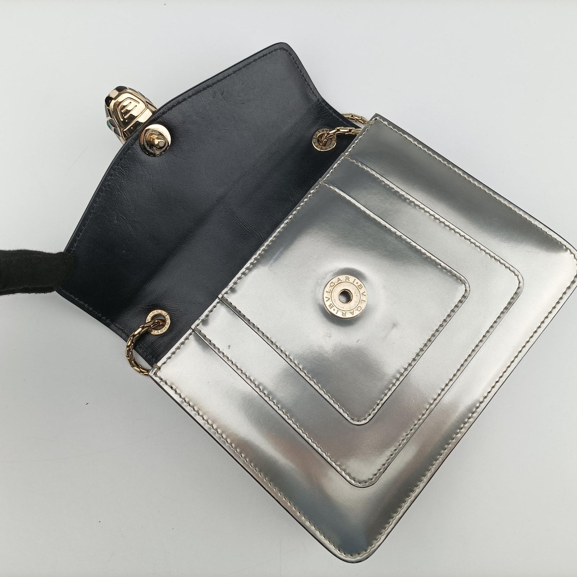 SERPENTI FOREVER Silver Enamel DG.F17.281205セルペンティ フォーエバー シルバー エナメル DG.F17.281205