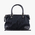 Sukey Black Canvas×Leather 247902 F012502303スーキー ブラック キャンバス×レザー 247902 F012502303